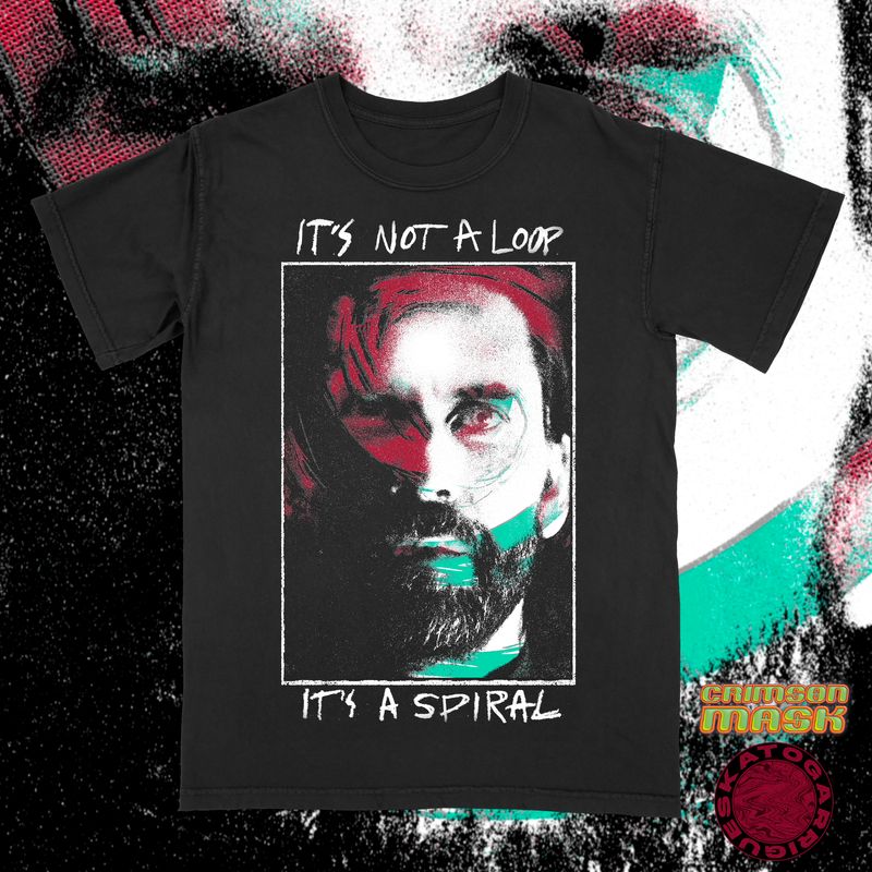 Alan Wake 2 - It's not a loop, it's a spiral T-Shirt Videogame Merch Punk Xerox